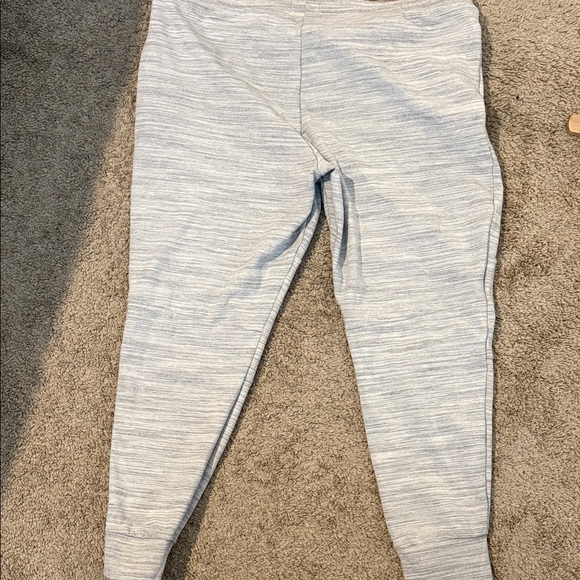 Men’s Express Light Gray Joggers with Black Accents - Picture 4 of 5
